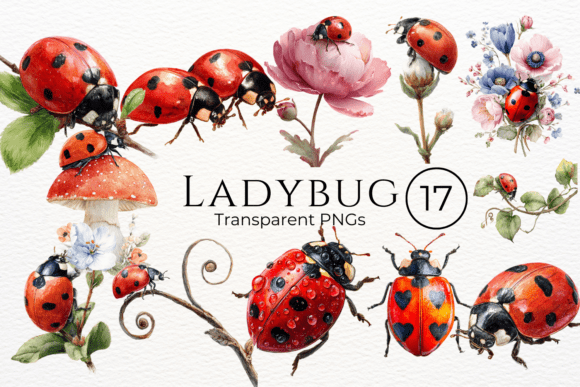 Download Ladybug Watercolor Clipart - Ladybug Collection