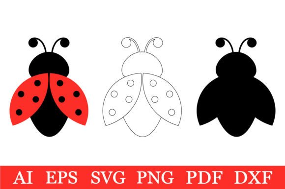 Download Ladybug SVG. Ladybug Coloring Silhouette - Ladybug Collection