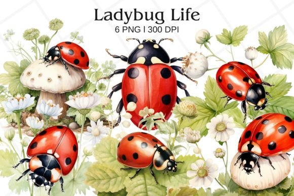 Download Ladybug Watercolor Clipart - Ladybug Collection