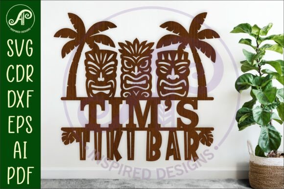 Download Tiki Bar Personalized Name Sign - Personalized name sign Collection