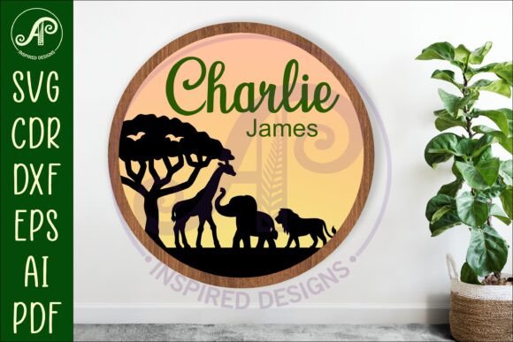 Download Safari Layered Personalized Name Sign - Personalized name sign Collection