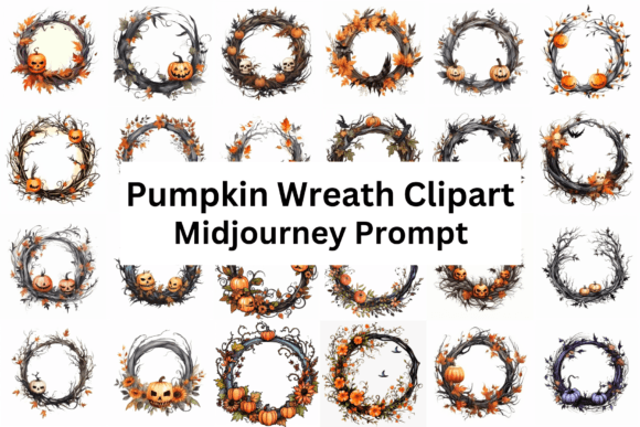 Download Pumpkin Wreath Clipart - Premium Resources