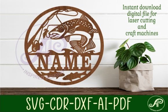 Download Fly Fishing Personalized Name Sign Svg - Personalized name sign Collection