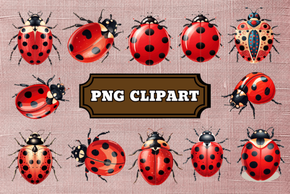Download Cute Ladybug PNG Bundle - Ladybug Collection